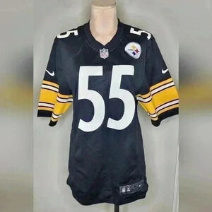 Nike Pittsburgh Steelers #55 DEVIN BUSH Nike On Field  Size Small